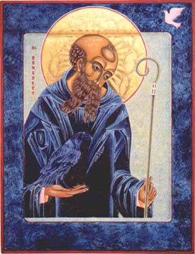 St. Benedict Holy Card
