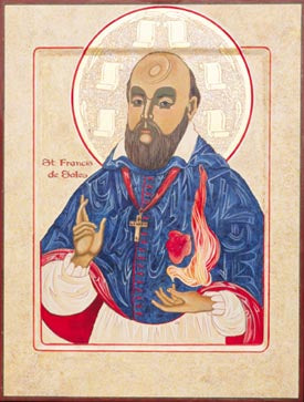 St. Francis de Sales Holy Card