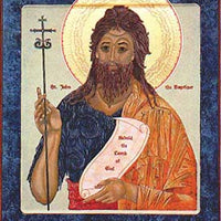St. John the Baptizer Holy Card