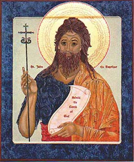 St. John the Baptizer Holy Card