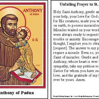 St. Anthony Prayer Card