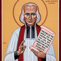 St. John Vianney Holy Card