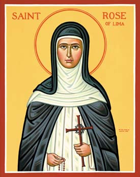 St. Rose of Lima Small Plaque