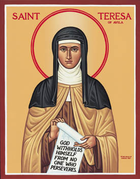 St. Teresa of Avila Small Plaque