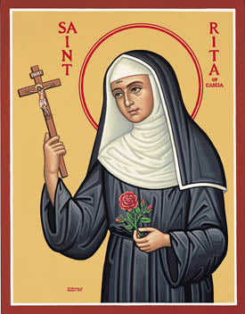 St. Rita of Cascia Holy Card