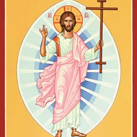 Christ Resurrected Small Plaque