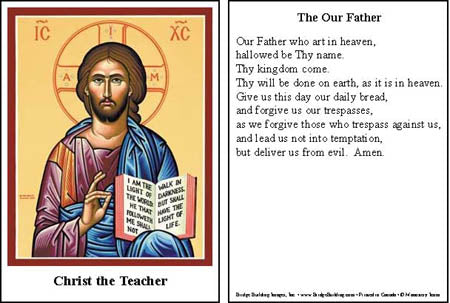 Christ the Teacher Prayer Card