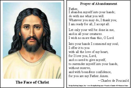 Face of Christ Prayer Card