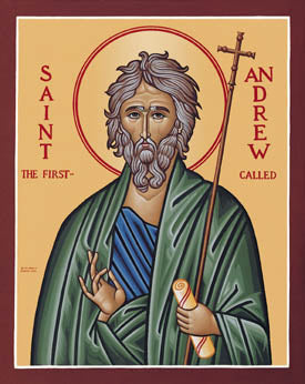 St. Andrew Small Plaque