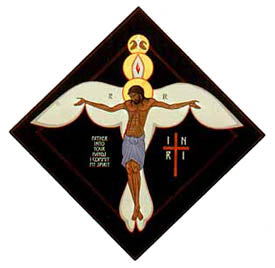 Crucifixion Holy Card