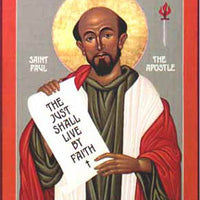 St. Paul the Apostle Holy Card