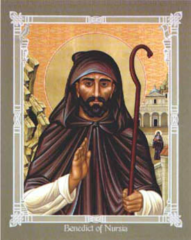 St. Benedict Note Card