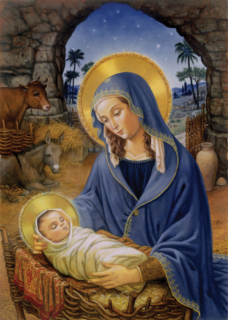 Mary with Child Christmas Card
