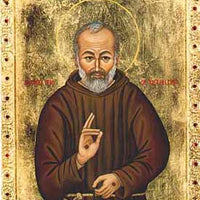 Padre Pio Note Card