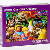 Curious Kittens Kid's Jigsaw Puzzle 100 Piece