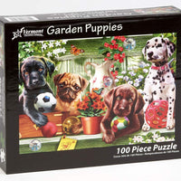 Garden Puppies Kid's Jigsaw Puzzle 100 Piece