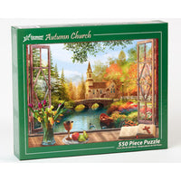 Autumn Church Jigsaw Puzzle 550 Piece