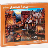 Autumn Canal Jigsaw Puzzle 1000 Piece
