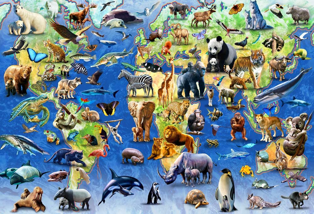Endangered Species Jigsaw Puzzle 100 Piece