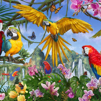 Tropical Birds Jigsaw Puzzle 100 Piece