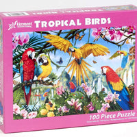Tropical Birds Jigsaw Puzzle 100 Piece