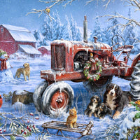 Christmas on the Farm Jigsaw Puzzle 1000 Piece