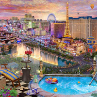 Las Vegas Twilight Jigsaw Puzzle 1000 Piece