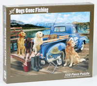 
              Dogs Gone Fishing Jigsaw Puzzle 550 Piece
            