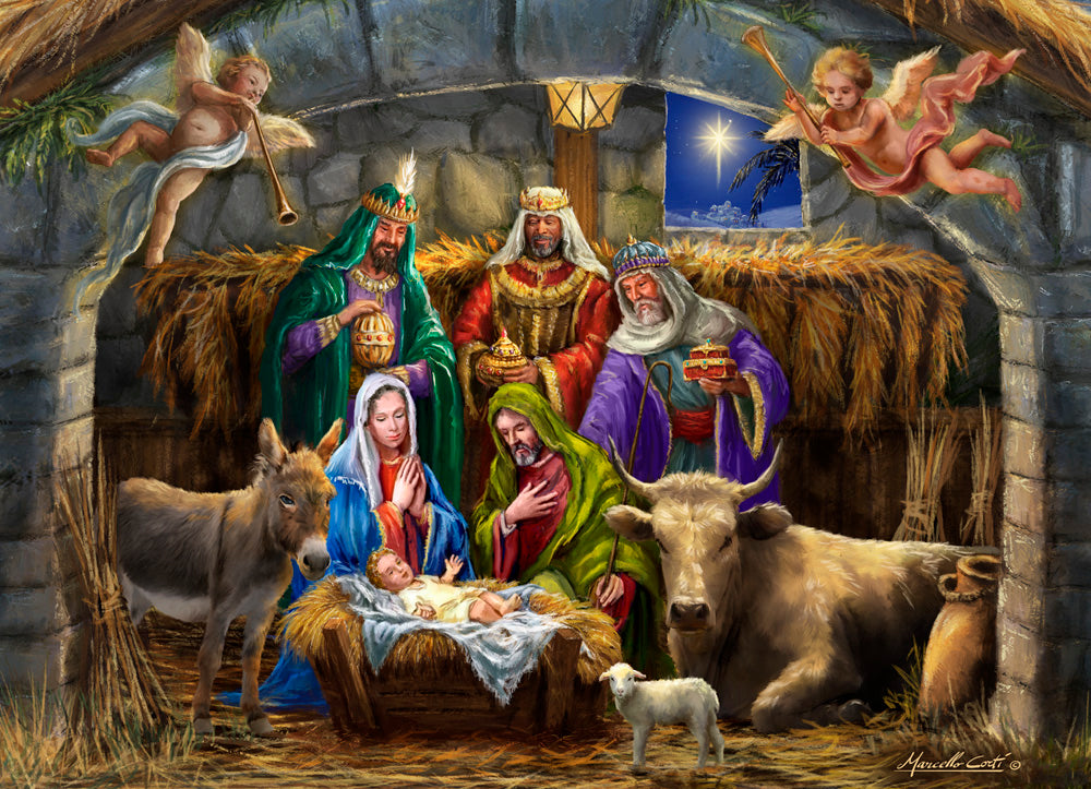 In the Manger Jigsaw Puzzle 1000 Piece