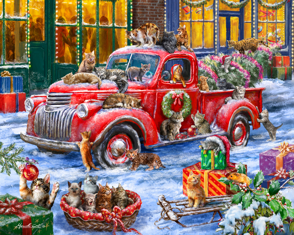It's a Cats' Christmas Jigsaw Puzzle 1000 Piece