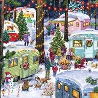 Camping for Christmas Jigsaw Puzzle 1000 Piece