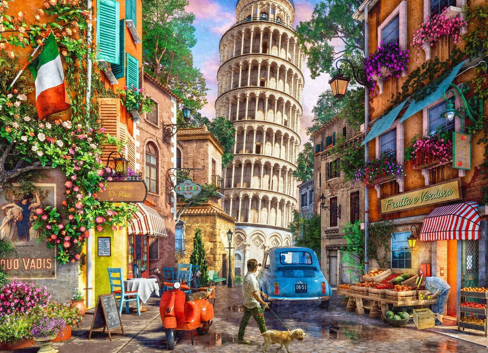 Streets of Pisa Jigsaw Puzzle 1000 Piece