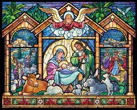 
              Stained Glass Nativity Jigsaw Puzzle 1000 Piece
            
