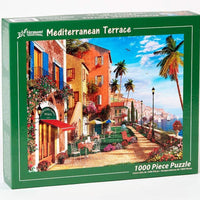 Mediterranean Terrace Jigsaw Puzzle 1000 Piece