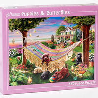 Puppies & Butterflies Jigsaw Puzzle 550 Piece